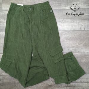 Angel Kiss Juniors Comfort Waist Cargo Corduroy Pants Size 5